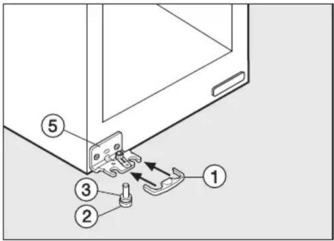 MIELE KF 12823 SD - Changing over the doors: - 2