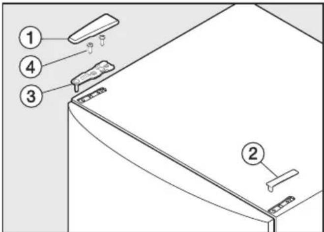 MIELE KF 12823 SD - Changing over the doors: - 3