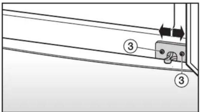 MIELE KF 12823 SD - Aligning the appliance doors - 2