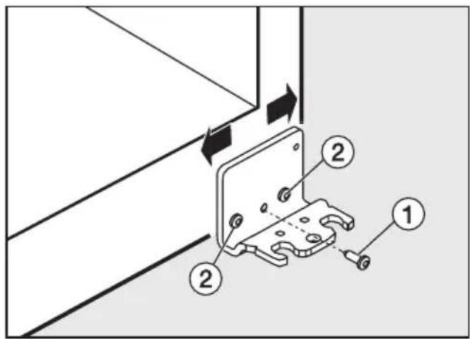 MIELE KF 12823 SD - Aligning the appliance doors - 1
