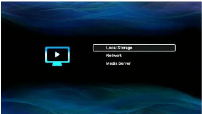 Local Storage Network Media Server