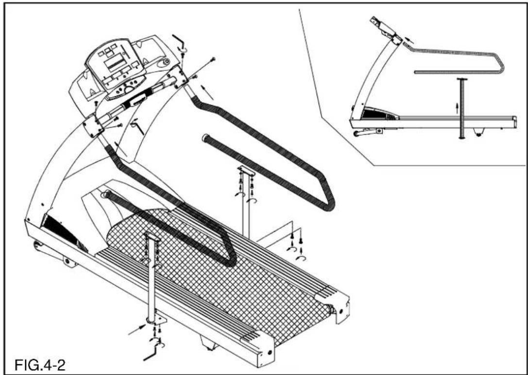 SportsArt 6310 - For medical handrail assembly: - 1