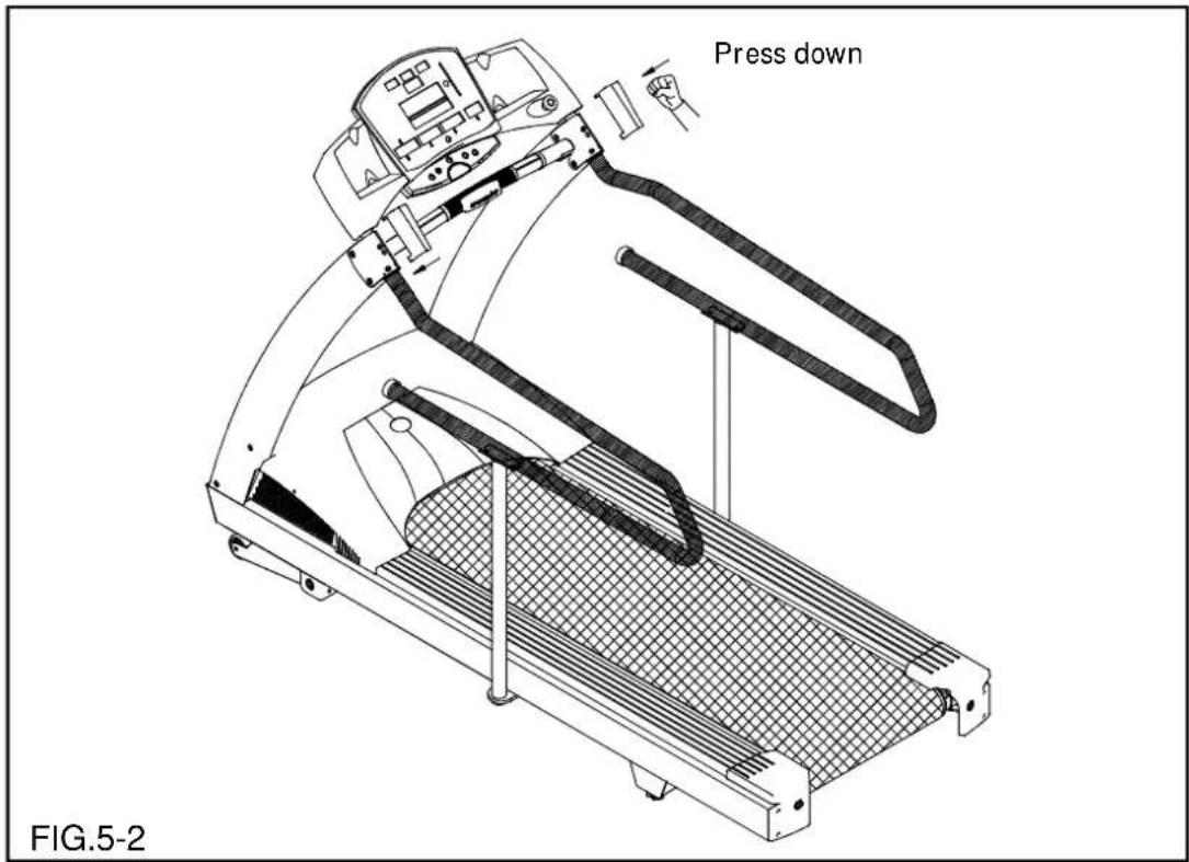 SportsArt 6310 - For medical handrail assembly: - 2