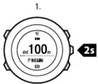 1. M dst 100 m BEGIN 2s