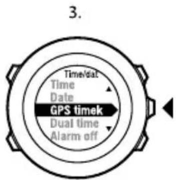 3. Time/dat Time Date GPS timek Dual time Alarm off