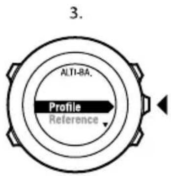 SUUNTO Ambit 2.0 - Profielen instellen - 3