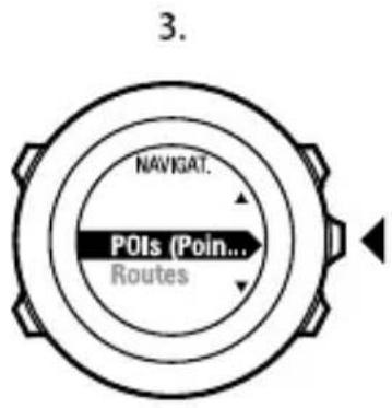 SUUNTO Ambit 2.0 - Point of interest (POI) verwijderen - 3