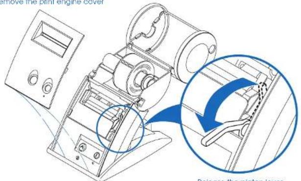 Remove the pin1 engine cover Release the platon level