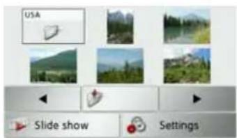 USA Slide show Settings