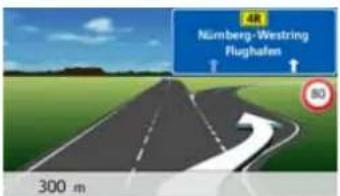 BECKER Active 43 Talk - Map display with Junction View - 1