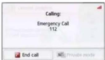 Calling: Emergency Call 112