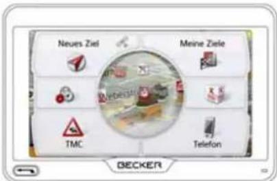 Neues Ziel Meine Zielie TMC Telefon BECKER