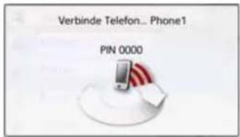 Verbinde Telefon... Phone1 PIN 0000
