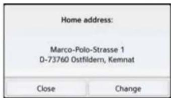 Home address: Marco-Polo-Strasse 1 D-73760 Ostfildern, Kemnat Close Change