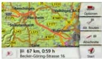 Remchingen Valkingen An. C Optionen Alt. Routen Abschnitte 67 km, 0:59 h Becker-Göring-Strasse 16 Staubenhardt Lutresheim Kolov Savon 41015 41077 41687 41777 4273 4343 4373 43915 4417 4437 4457 4477 4497 Start