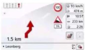 BECKER Ready 50 LMU Plus - The Map view button - 7