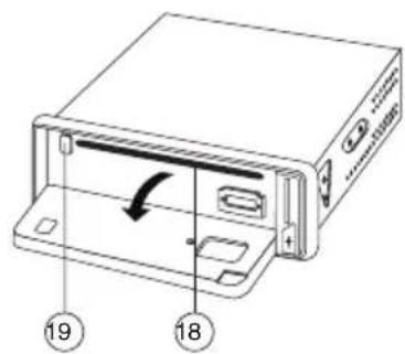 DENVER CAD-474BT - ANORDNUNG DER TEILE UND REGLER - 3