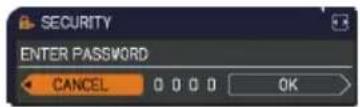 3M X56 - Enter to the SECURITY menu - 1