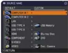 3M X56 - SCREEN menu - 5