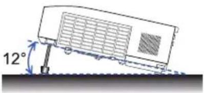 3M X56 - Adjusting the projector's elevator feet - 1