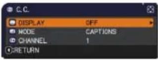 3M X56 - SCREEN menu - 12