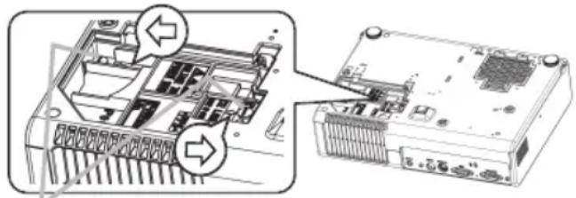 HITACHI CP-RX60Z - In het geval u deze zelf vervangt, - 2