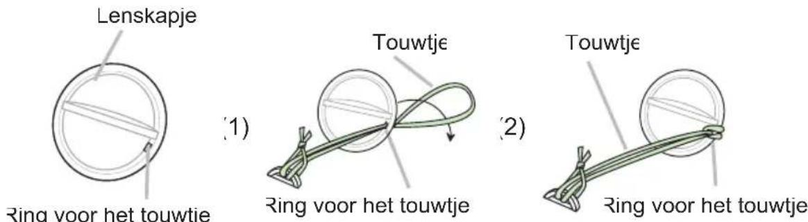 Lenskapje Ring voor het touwtje (1) Touwtje Ring voor het touwtje (2) Touwtje Ring voor het touwtje