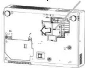 HITACHI CP-RX60Z - Over het fi Iterafdekkapje voor ondersteboven gebruik - 1