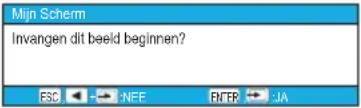HITACHI CP-RX60Z - Menu SCHERM (vervolg) - 1