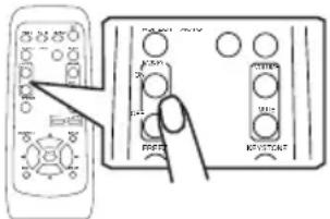 HITACHI CP-RX60Z - Gebruik van gedeeltelijke vergrotingsfunctie - 1
