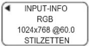 HITACHI CP-RX60Z - Menu INPUT - 2