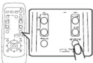 HITACHI CP-RX60Z - Corrigeren Van Trapeziumvervorming - 1