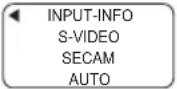 HITACHI CP-RX60Z - Menu INPUT - 3