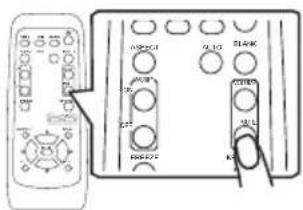 HITACHI CP-RX60Z - Het geluid tijdelijk uitzetten. - 1