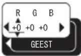 HITACHI CP-X253EF - Menu OPT. (vervolg) - 1