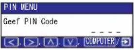 HITACHI CP-X253EF - Menu OPT. (vervolg) - 1