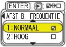 HITACHI CP-X253EF - Menu OPT. (vervolg) - 1