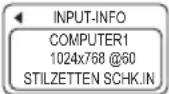 HITACHI CP-X253EF - Menu OPT. (vervolg) - 2