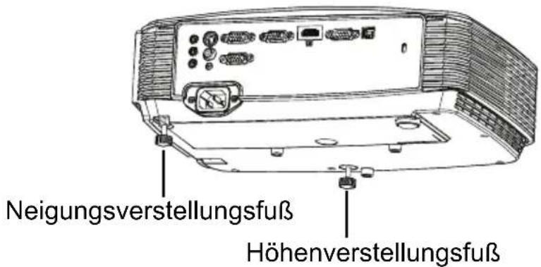Neigungsverstellungsfuß Höhenverstellungsfuß