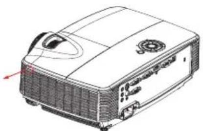 OPTOMA DS328 - Staubfilter installieren - 2