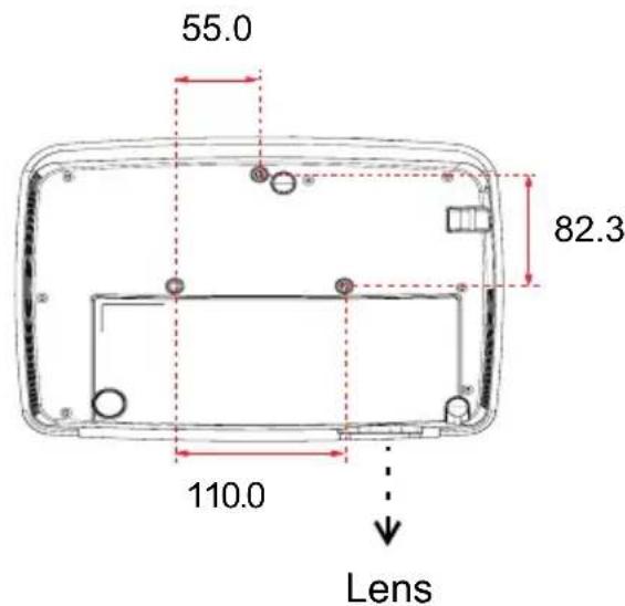 55.0 82.3 110.0 Lens