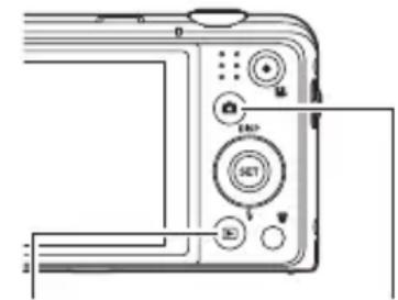 Diagram of a camera module with labeled buttons and control panel