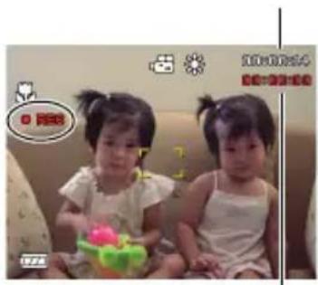 Screenshot of a video editing interface showing two young girls with UI elements and status bar