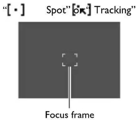"[·] Spot" [ok" Tracking" Focus frame
