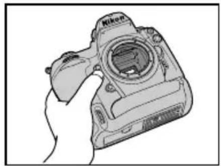 NIKON D2H - ローパスフィルターの点検方法(ACアダプタEH-6(別売)が必要) - 3