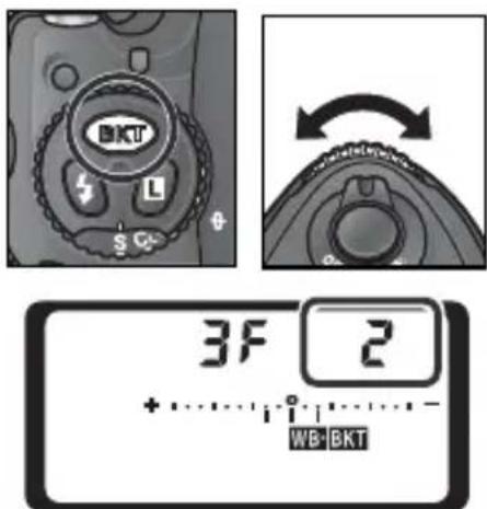 NIKON D2H - WBブラケティングの設定 - 3