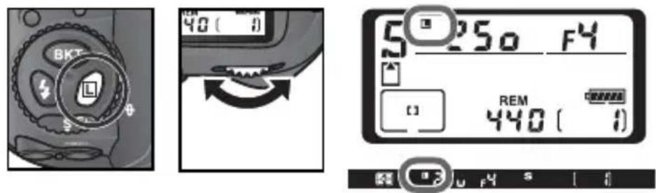 NIKON D2H - シャッタースピードのロック - 1