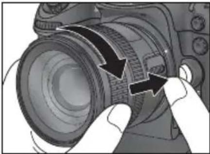 NIKON D2H - レンズを取り外すには - 1