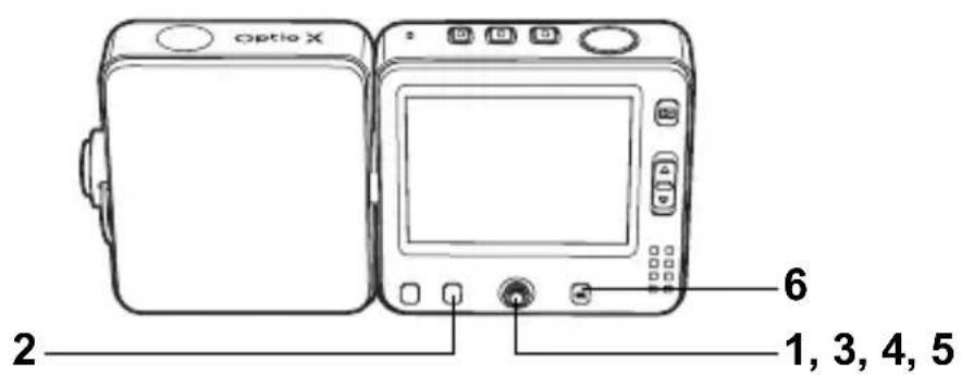 PENTAX Optio X - プリントサービスの設定をする(DPOF) - 1