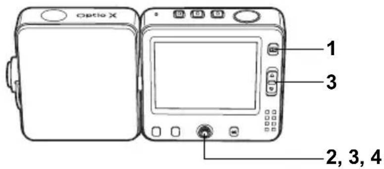 PENTAX Optio X - 音声を再生する - 1
